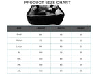 Cutepups Rectangle Shapes and Reversible Soft Velvet Dog Bed for Sleeping and Non-Slip Bottom Pet Bed for Dog (Grey/Black Color)