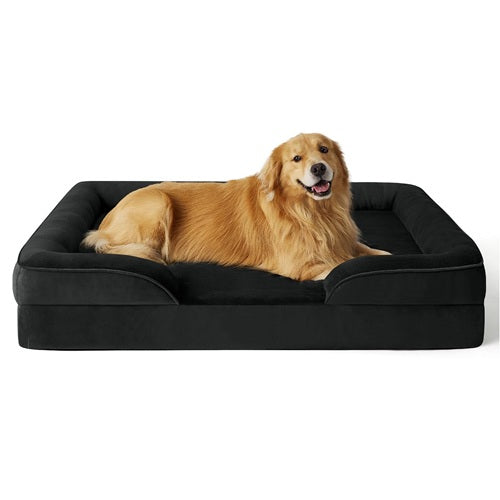 Cutepups Orthopedic Dog Bed Comfortable Dog Mattress for Sleeping, Washable pet Bed for Dogs (Only Black)