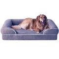 Cutepups Orthopedic Dog Bed Comfortable Dog Mattress for Sleeping, Washable pet Bed for Dogs (Grey)