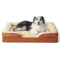 Cutepups Orthopedic Dog Bed Comfortable Dog Mattress for Sleeping, Washable pet Bed for Dogs (Brown/Cream)