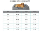 Cutepups Orthopedic Dog Bed Comfortable Dog Mattress for Sleeping, Washable pet Bed for Dogs (Only Grey)