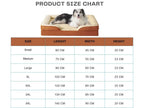 Cutepups Orthopedic Dog Bed Comfortable Dog Mattress for Sleeping, Washable pet Bed for Dogs (Brown/Cream)