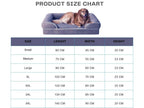 Cutepups Orthopedic Dog Bed Comfortable Dog Mattress for Sleeping, Washable pet Bed for Dogs (Grey)