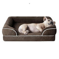 Cutepups Orthopedic Dog Bed Comfortable Dog Mattress for Sleeping, Washable pet Bed for Dogs (Dark Brown)