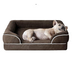 Cutepups Orthopedic Dog Bed Comfortable Dog Mattress for Sleeping, Washable pet Bed for Dogs (Dark Brown)