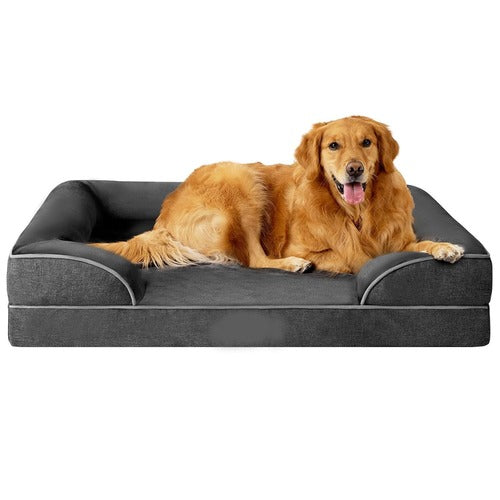 Cutepups Orthopedic Dog Bed Comfortable Dog Mattress for Sleeping, Washable pet Bed for Dogs (Black)