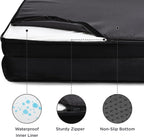 Cutepups Orthopedic Dog Bed Comfortable Dog Mattress for Sleeping, Washable pet Bed for Dogs (Black)